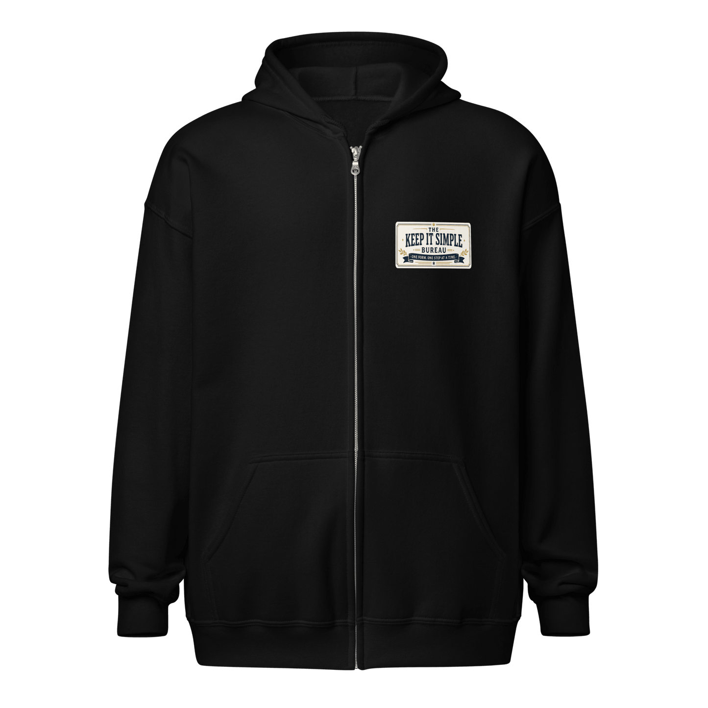 Keep It Simple Zip Hoodie - Soberlands