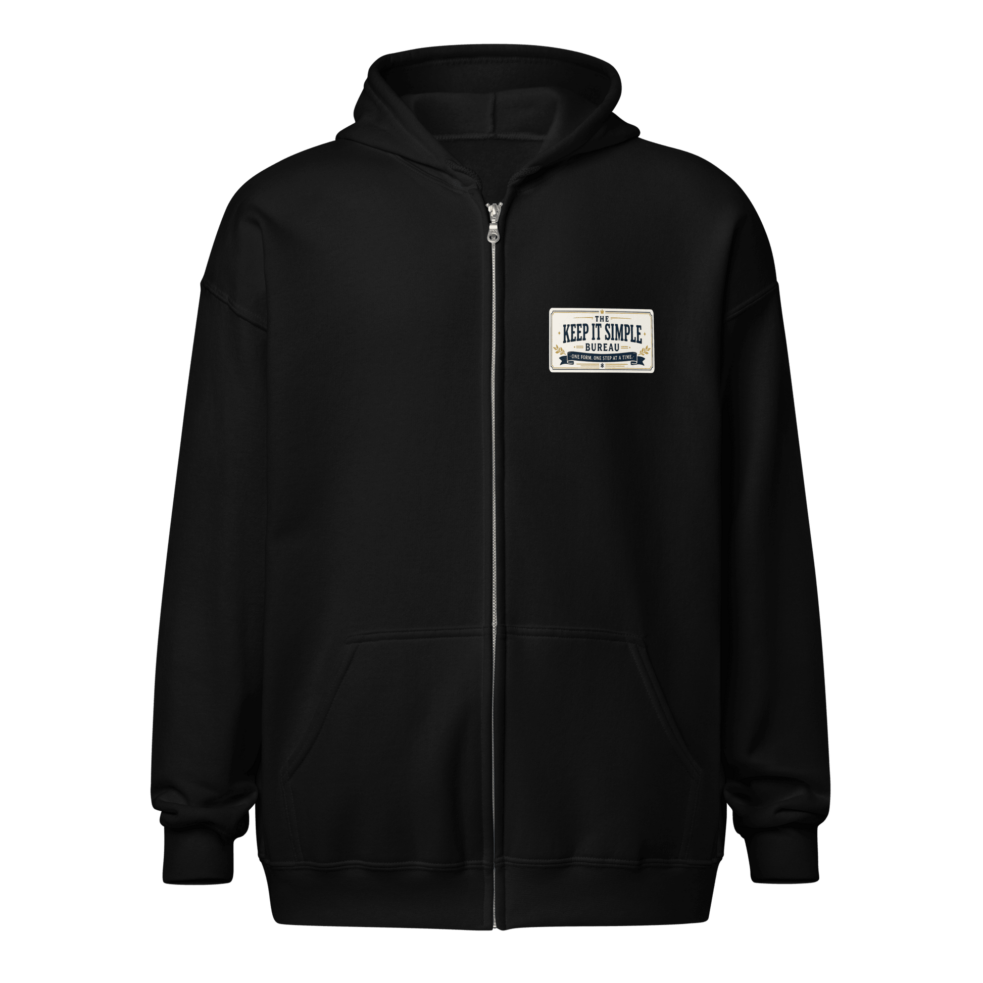 Keep It Simple Zip Hoodie - Soberlands
