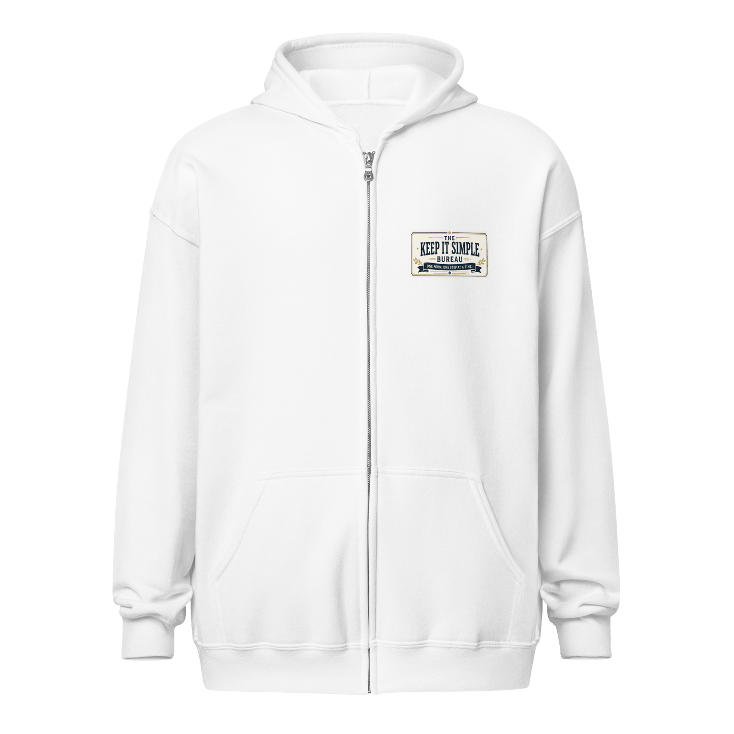 Keep It Simple Zip Hoodie - Soberlands