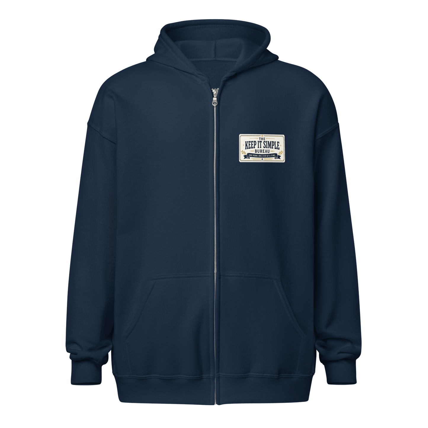Keep It Simple Zip Hoodie - Soberlands