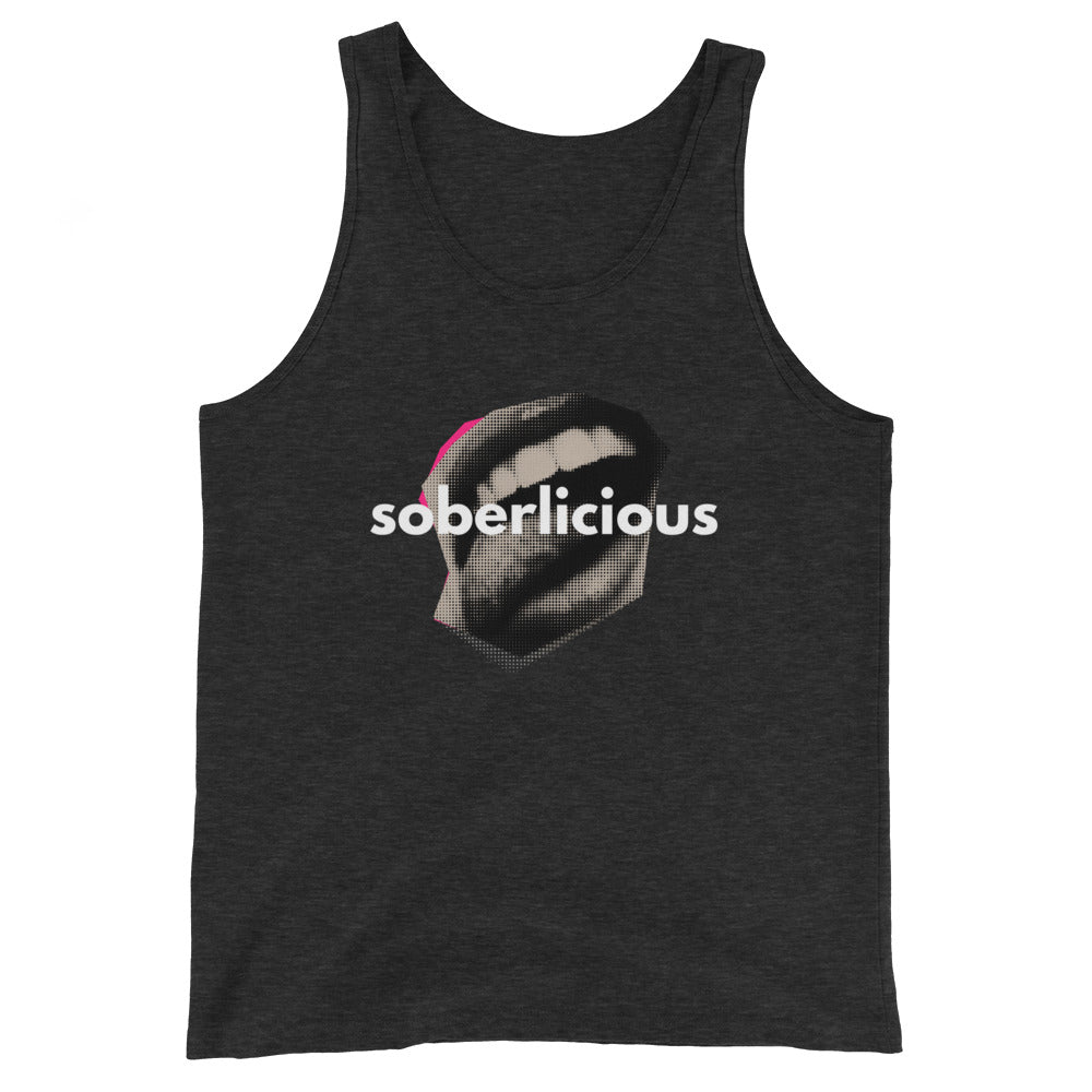 Soberlicious Grey Tank