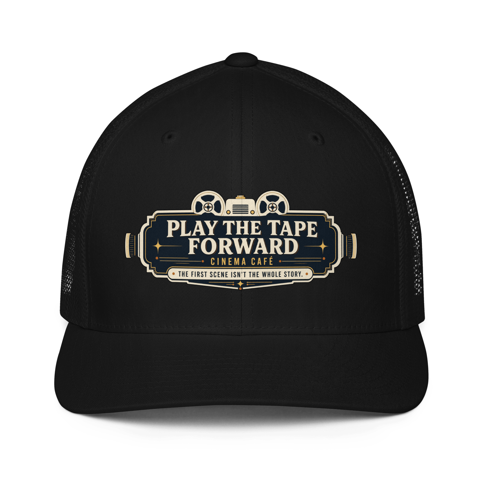 Play The Tape Trucker Cap - Soberlands