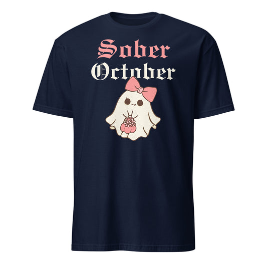 Sober October Cute Tee