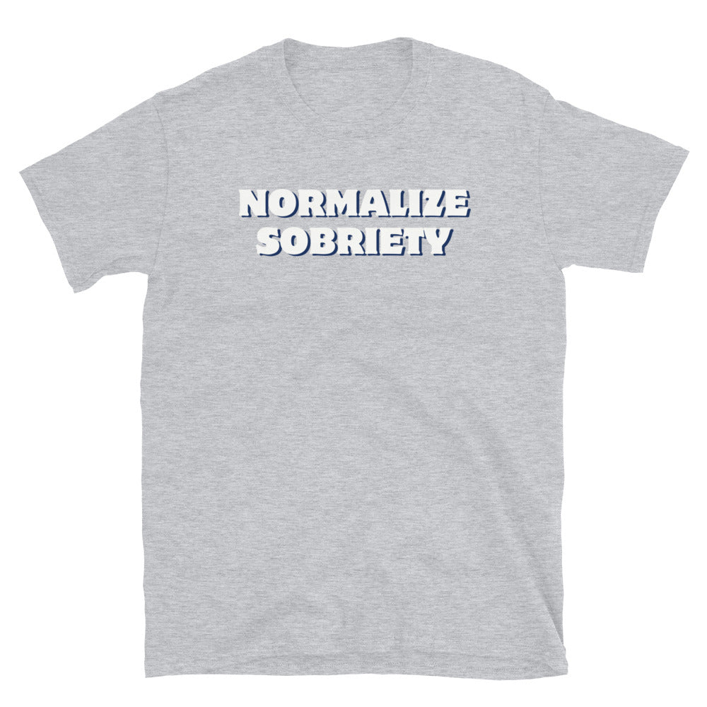 Normalize Sobriety Tee