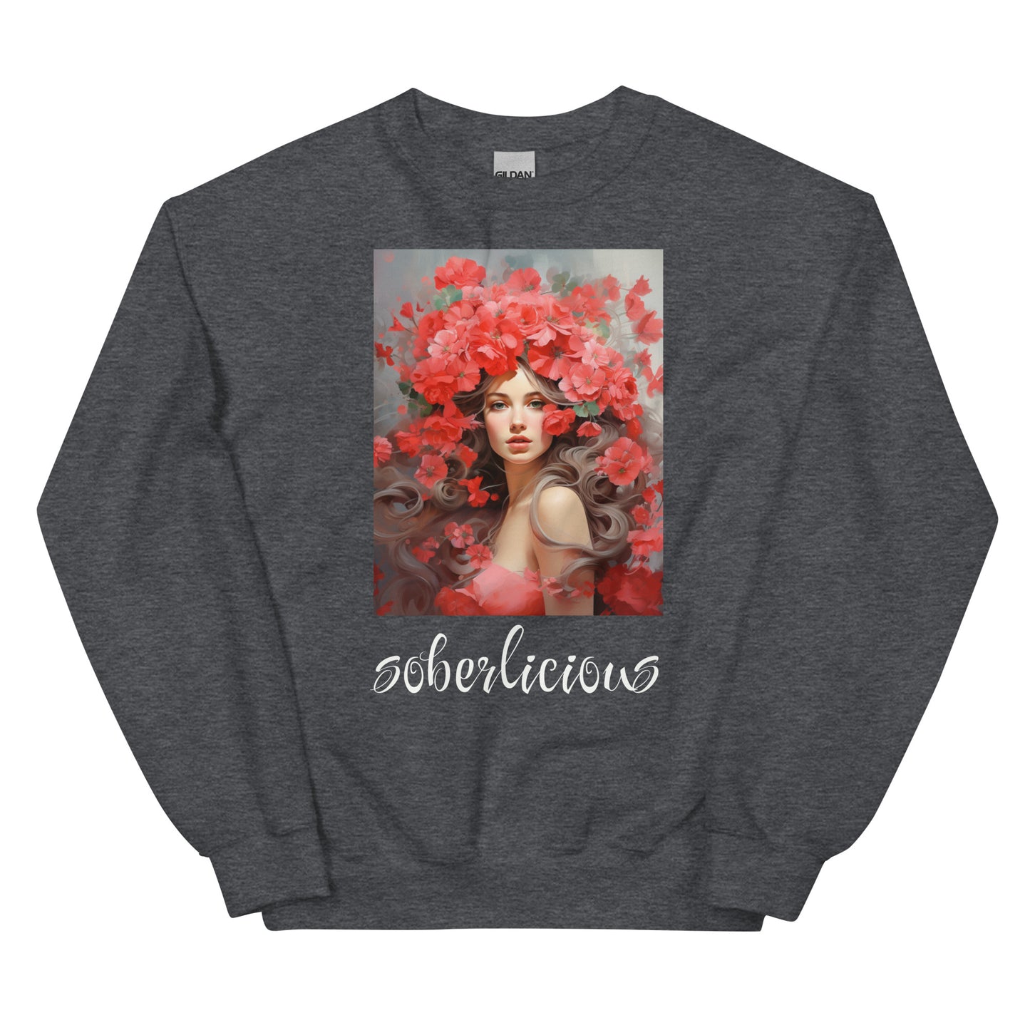 Soberlicious Flowers Sweatshirt