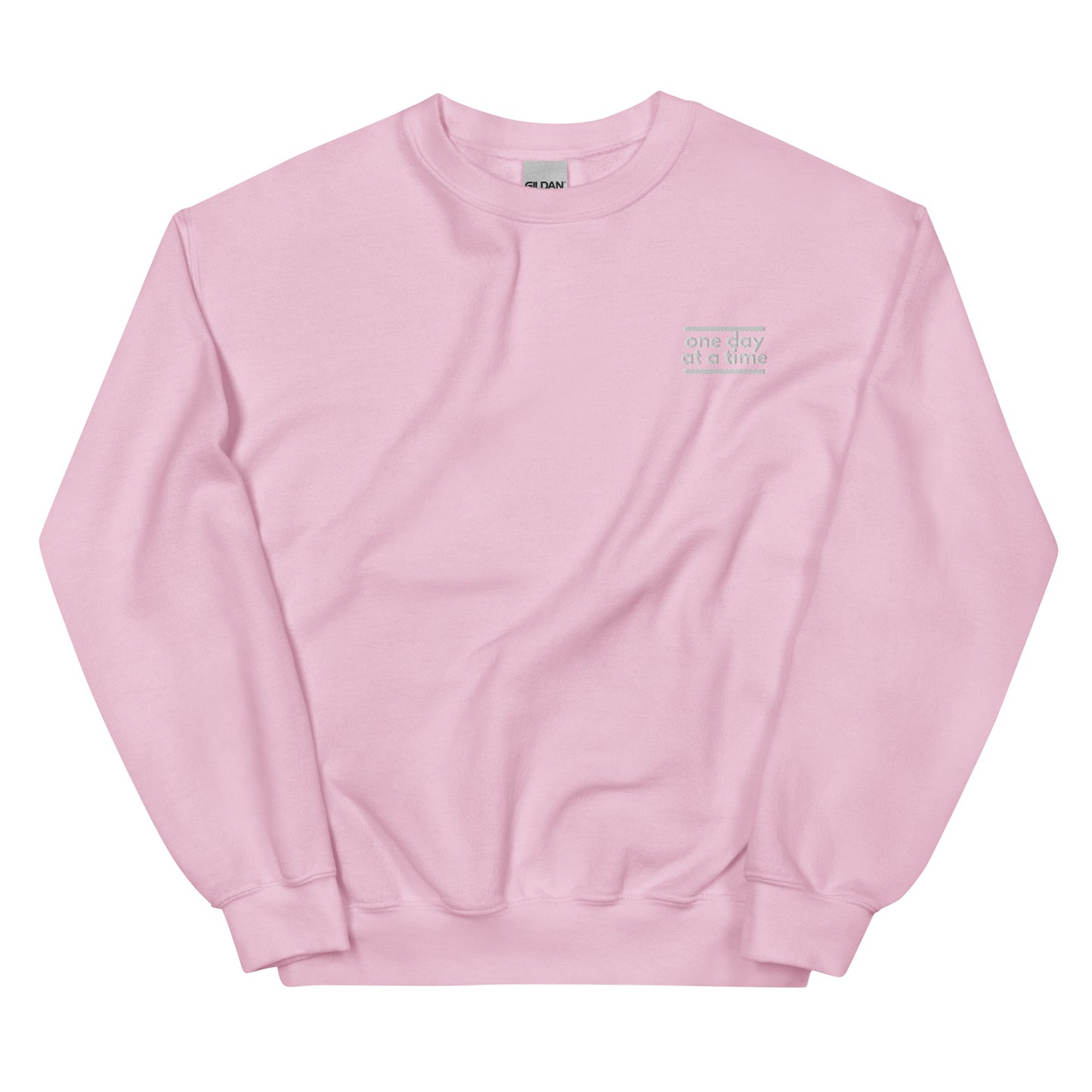 One Day At A Time Embroidered Sweatshirt