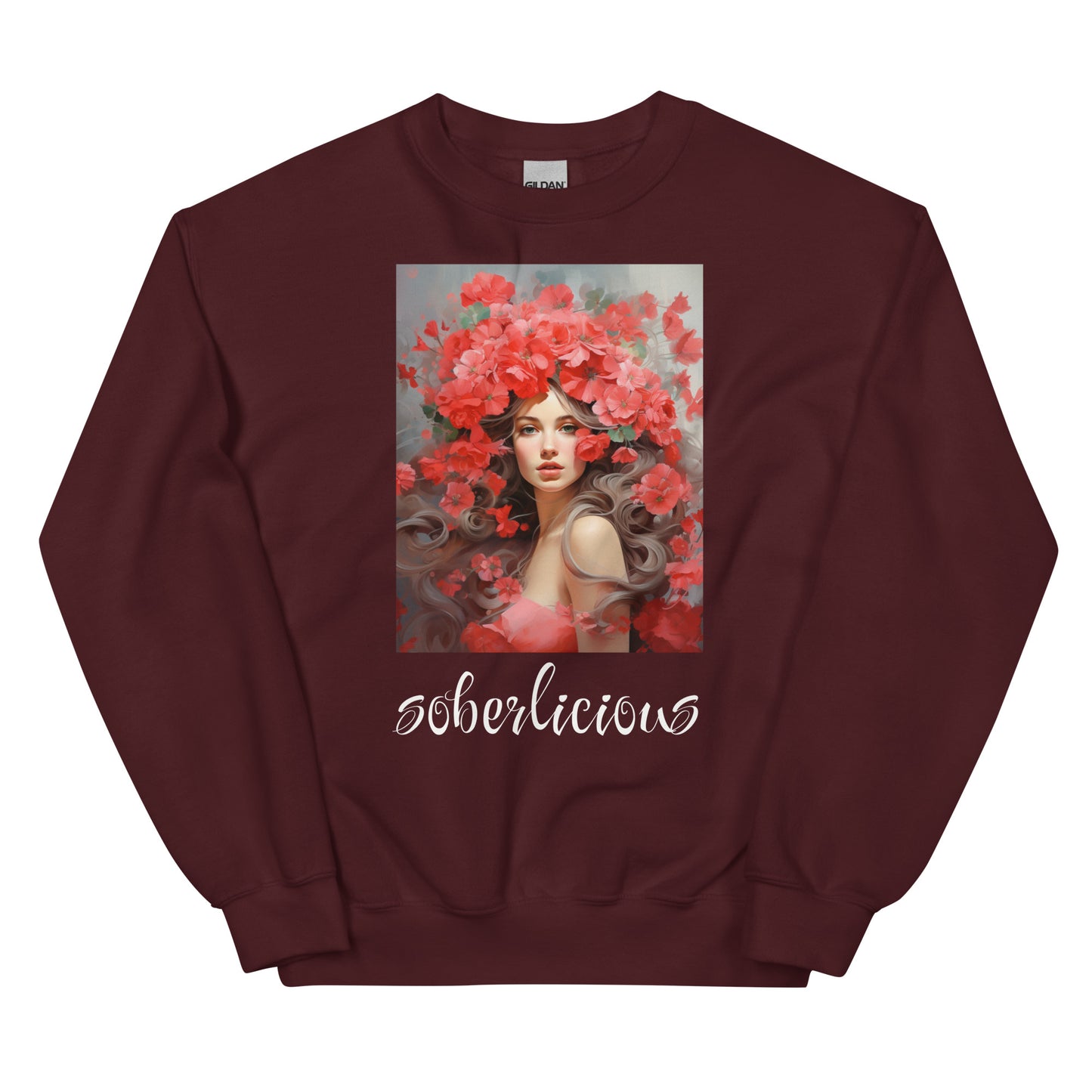 Soberlicious Flowers Sweatshirt