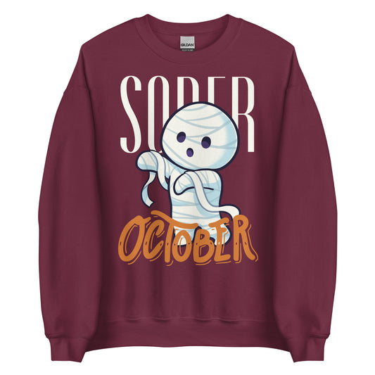 Sober October Ghost Sweatshirt