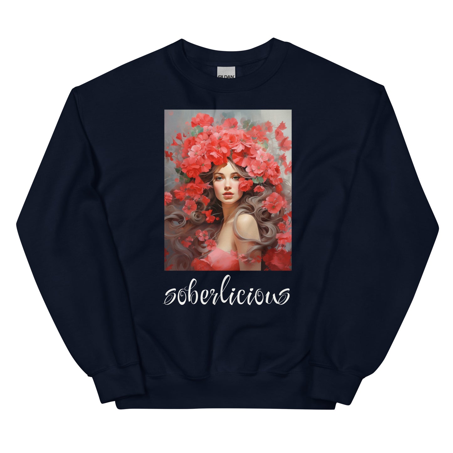 Soberlicious Flowers Sweatshirt