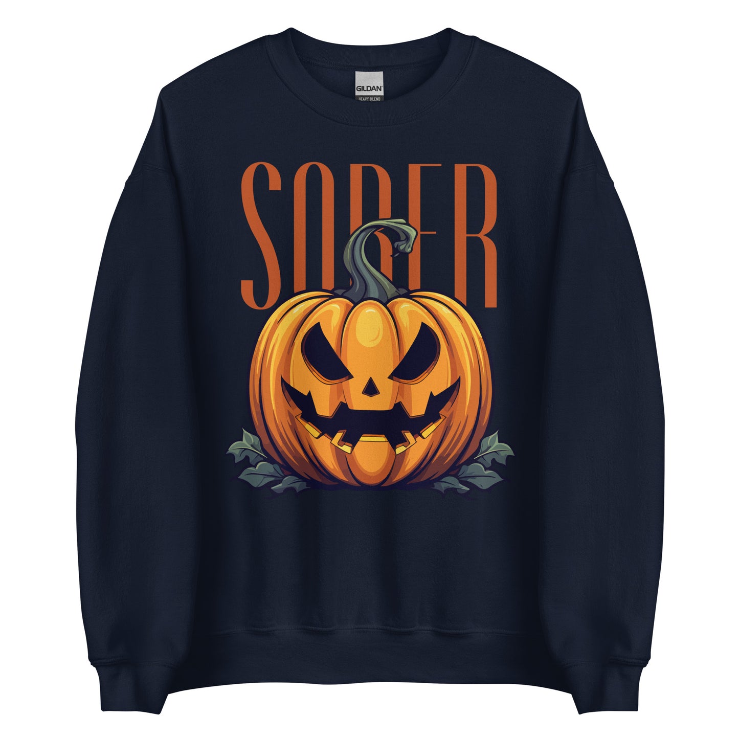 Sober October Pumpkin Sweatshirt