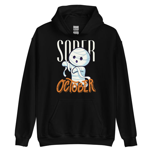 Sober October Ghost Hoodie