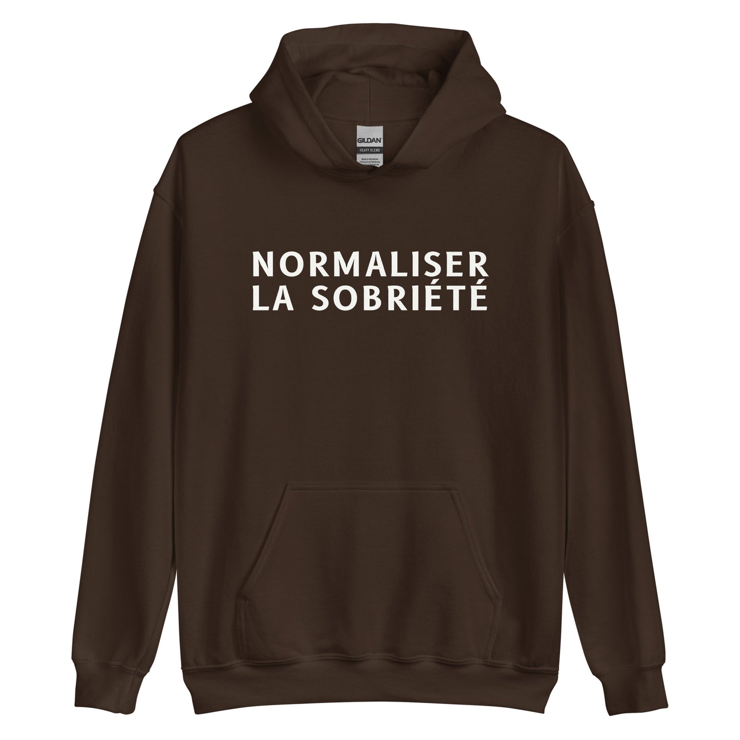 Normaliser la sobriété Hoodie