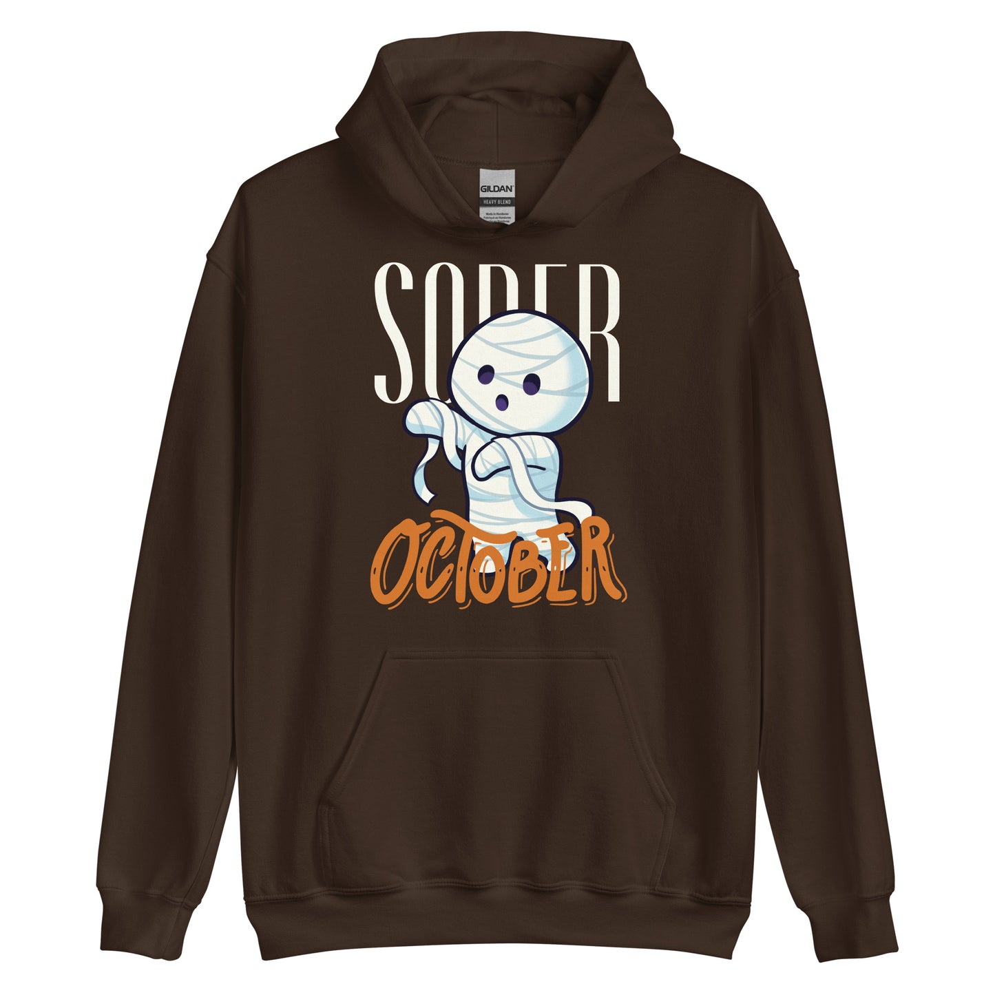 Sober October Ghost Hoodie