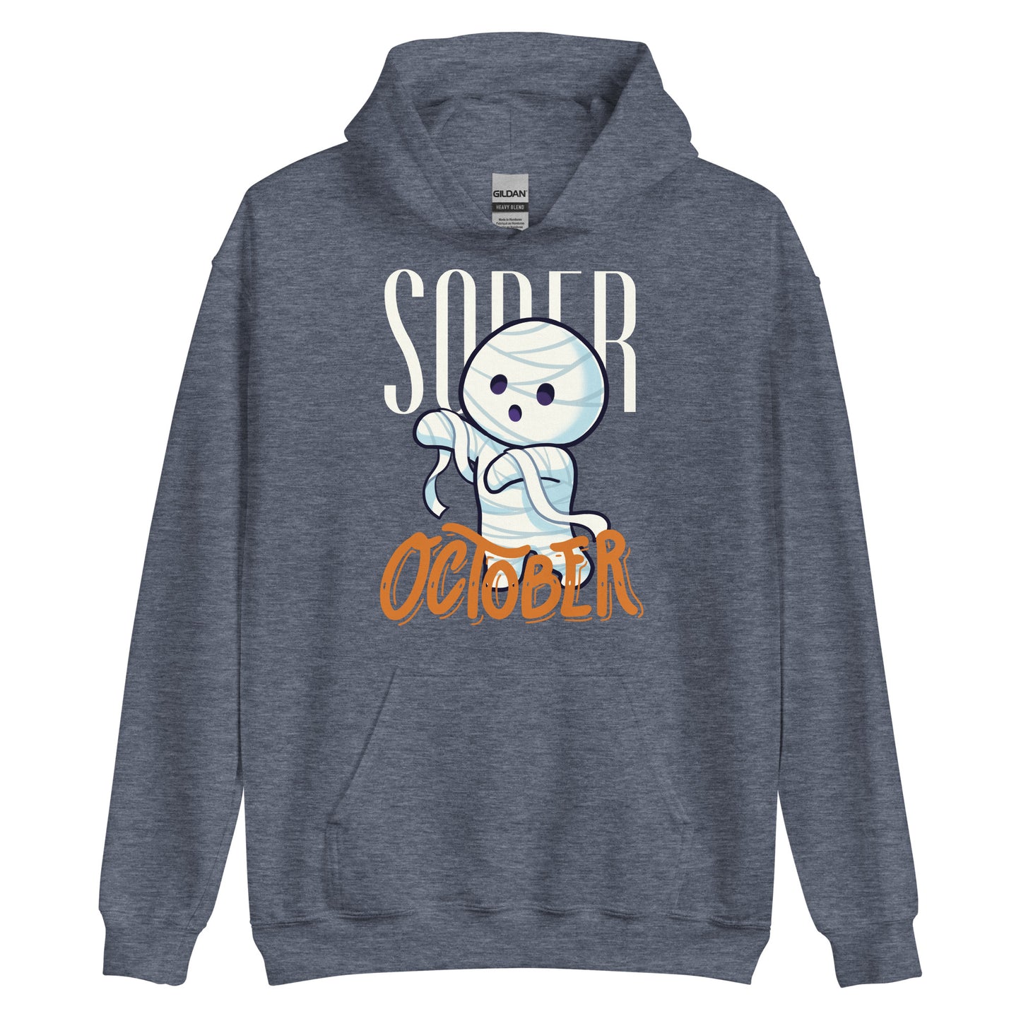 Sober October Ghost Hoodie