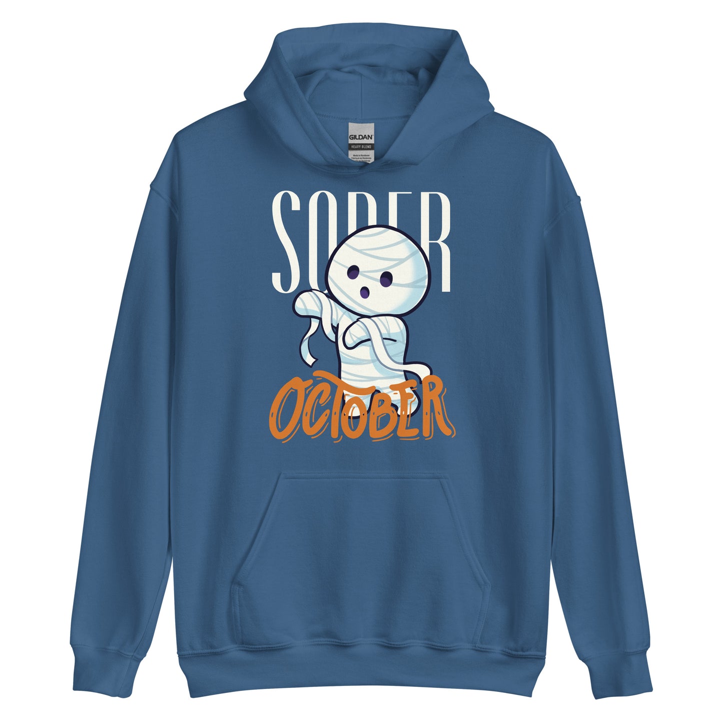 Sober October Ghost Hoodie