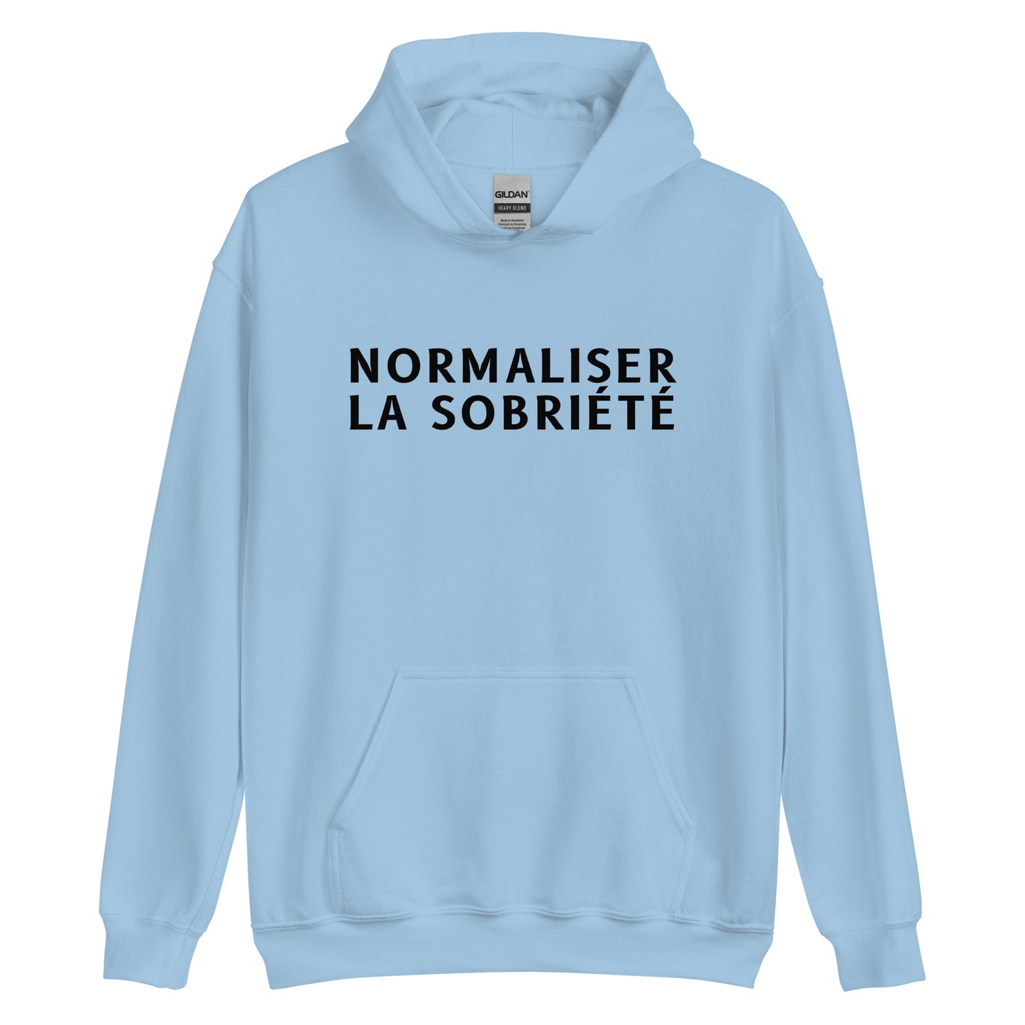 Normaliser la sobriété Hoodie