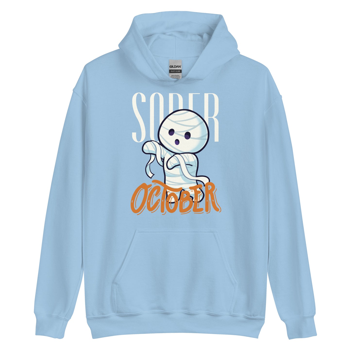 Sober October Ghost Hoodie