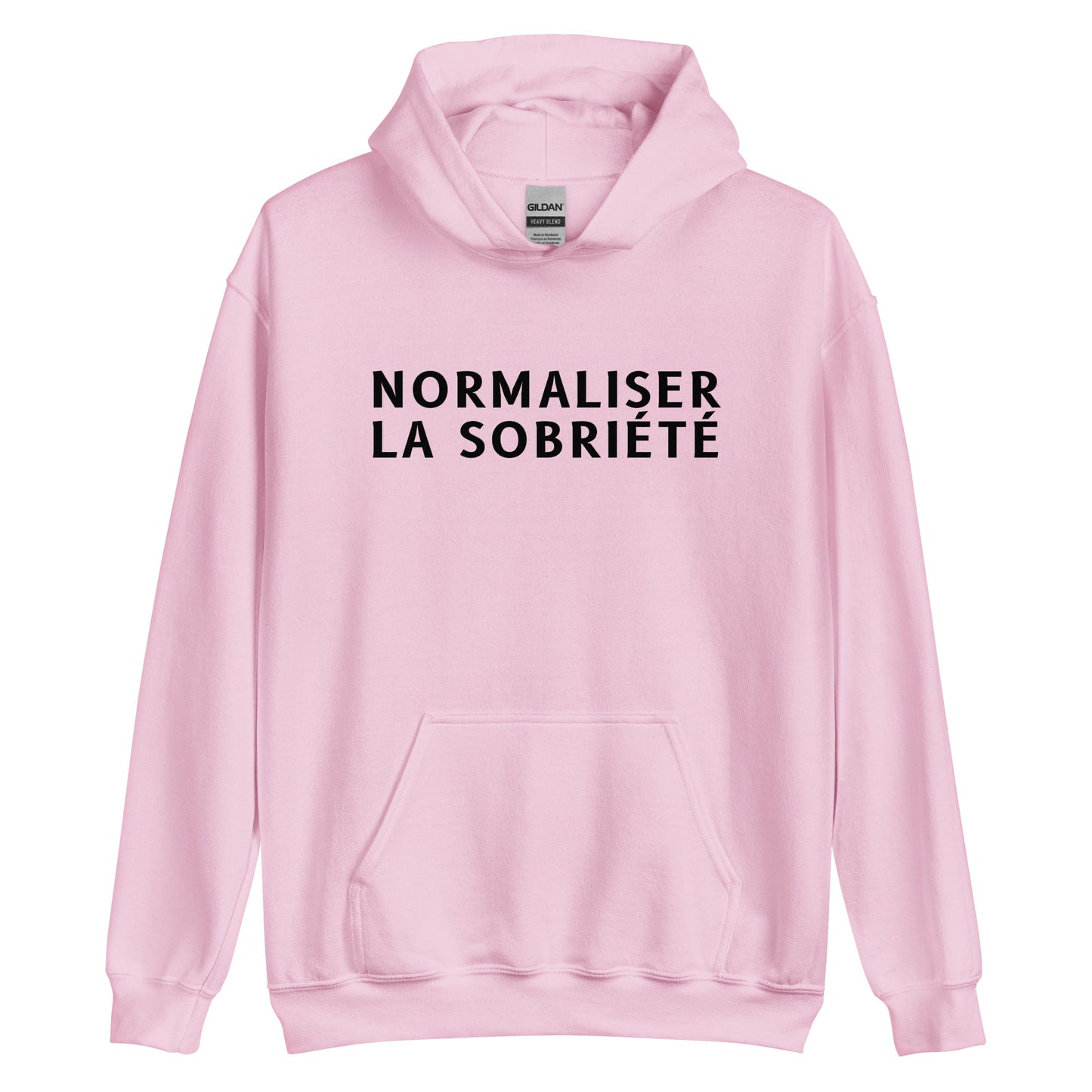 Normaliser la sobriété Hoodie