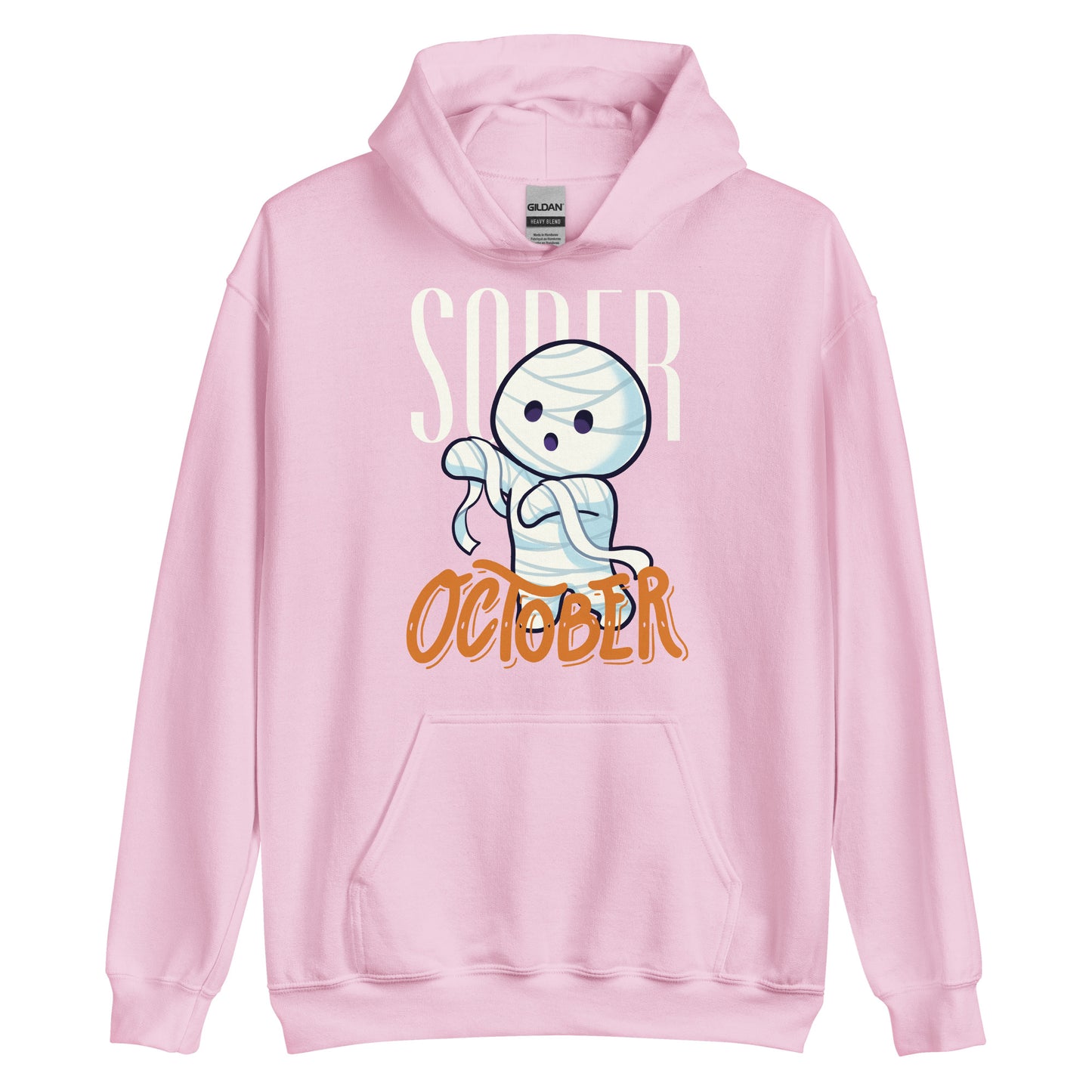 Sober October Ghost Hoodie