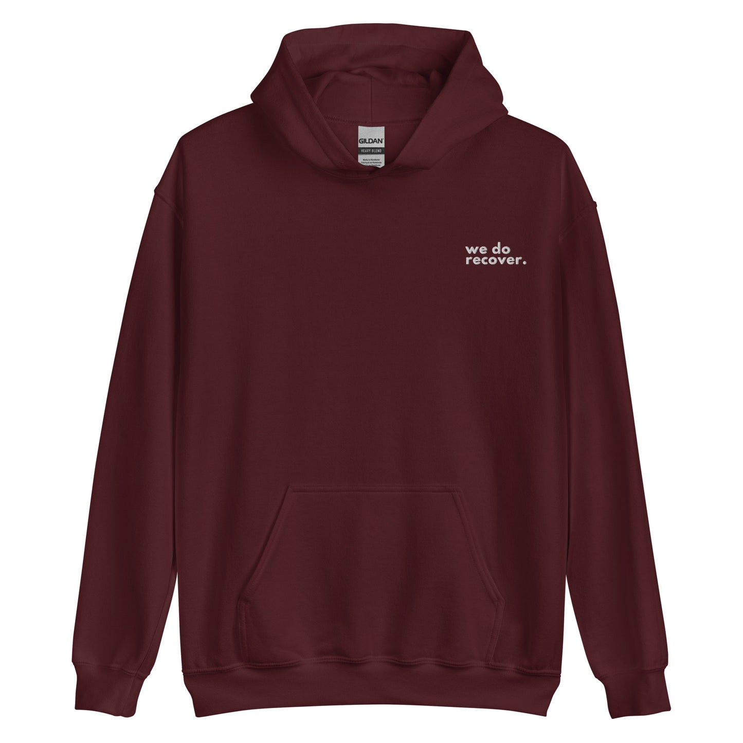 We Do Recover Embroidered Hoodie