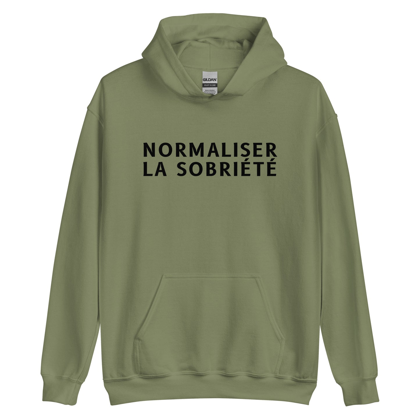 Normaliser la sobriété Hoodie