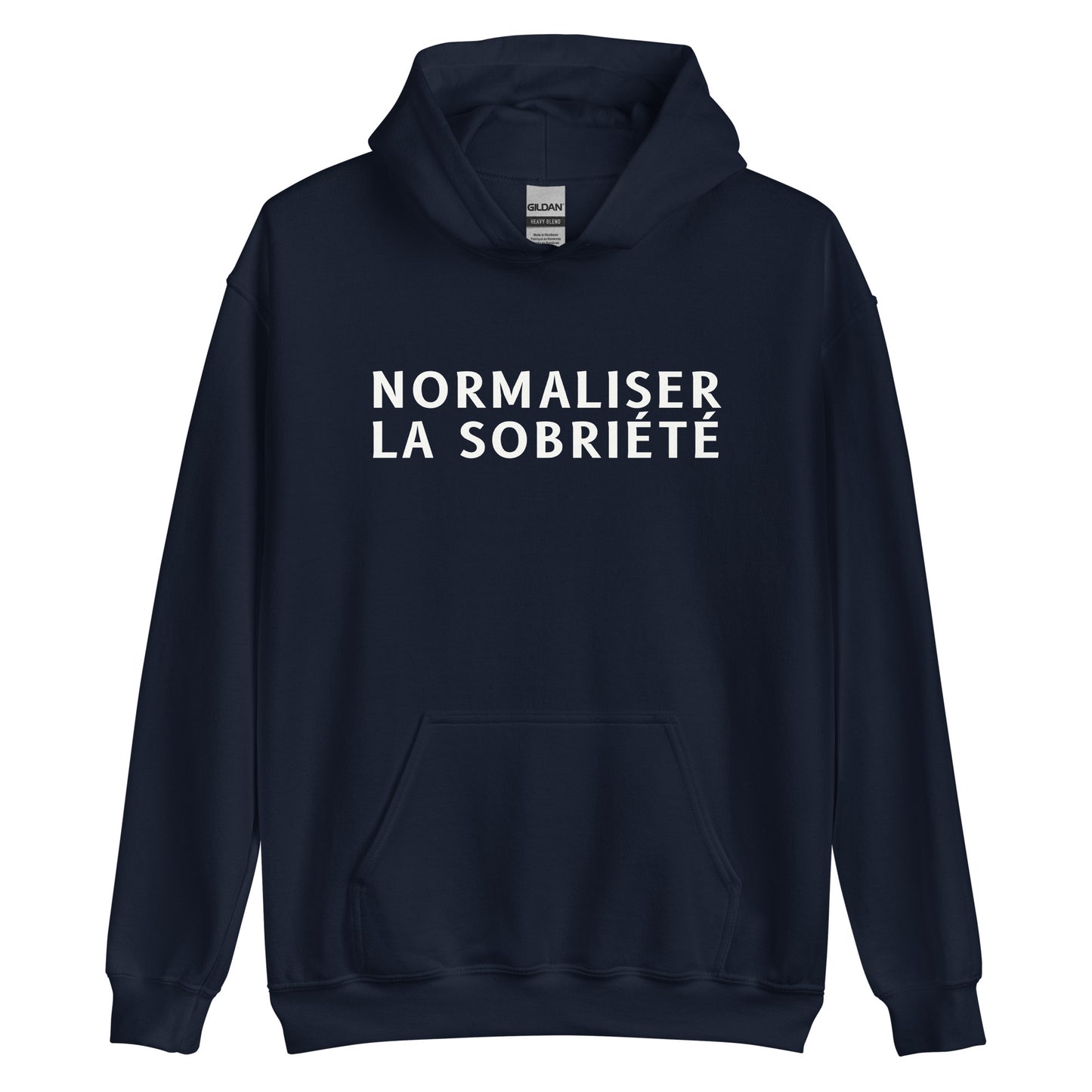 Normaliser la sobriété Hoodie