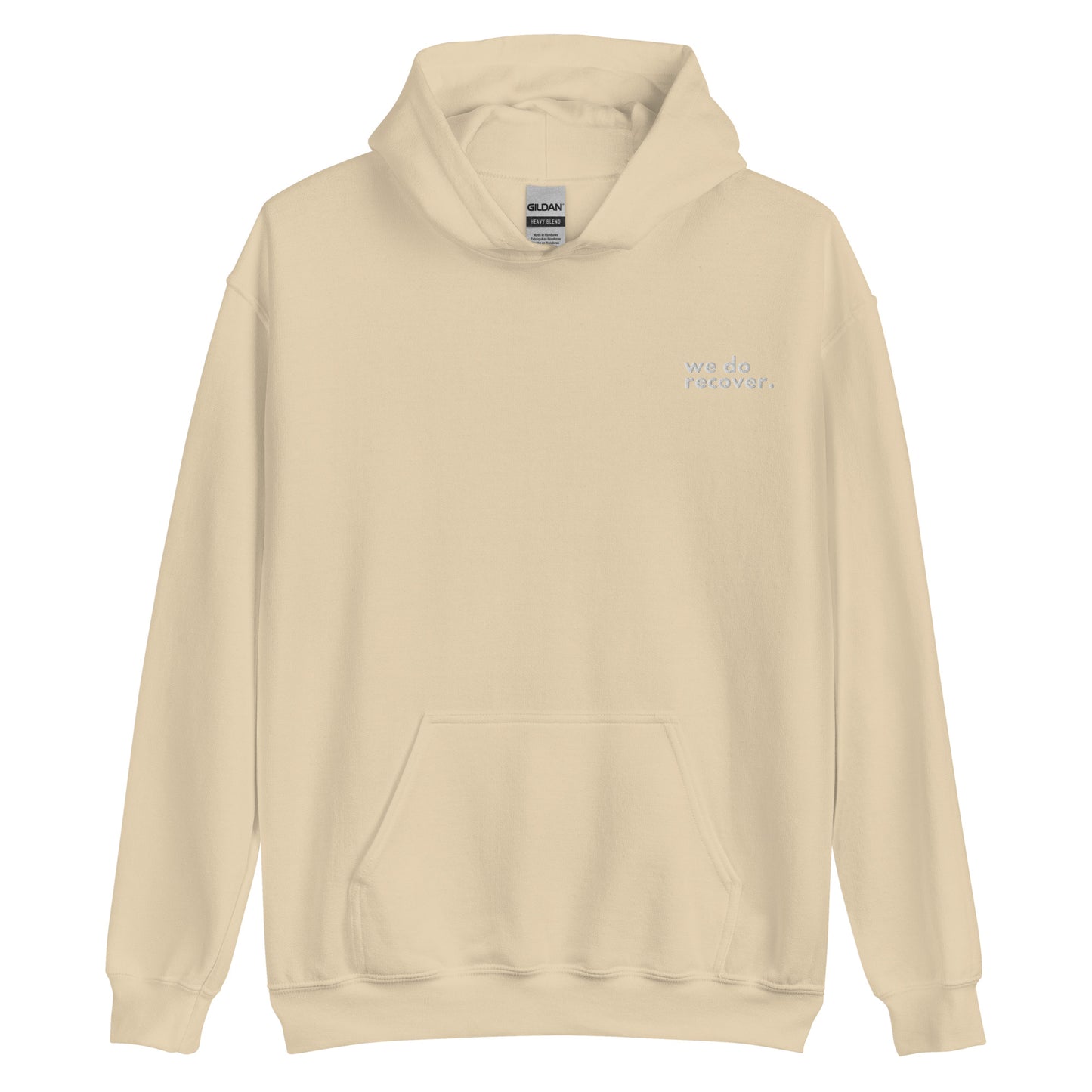 We Do Recover Embroidered Hoodie