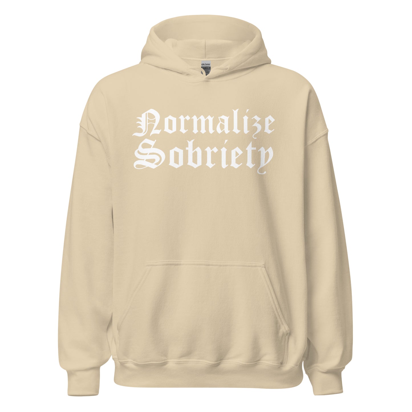 Normalize Sobriety AS Hoodie