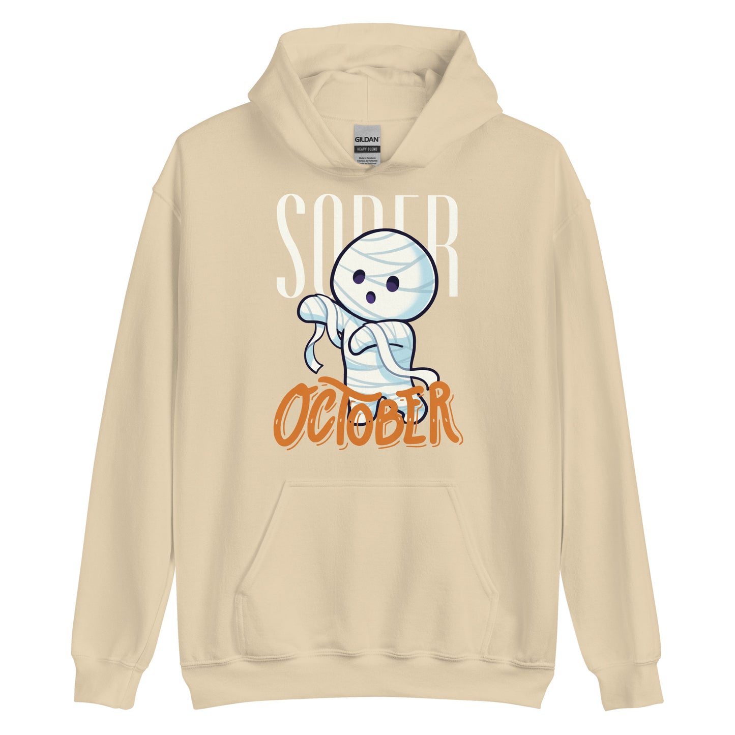 Sober October Ghost Hoodie