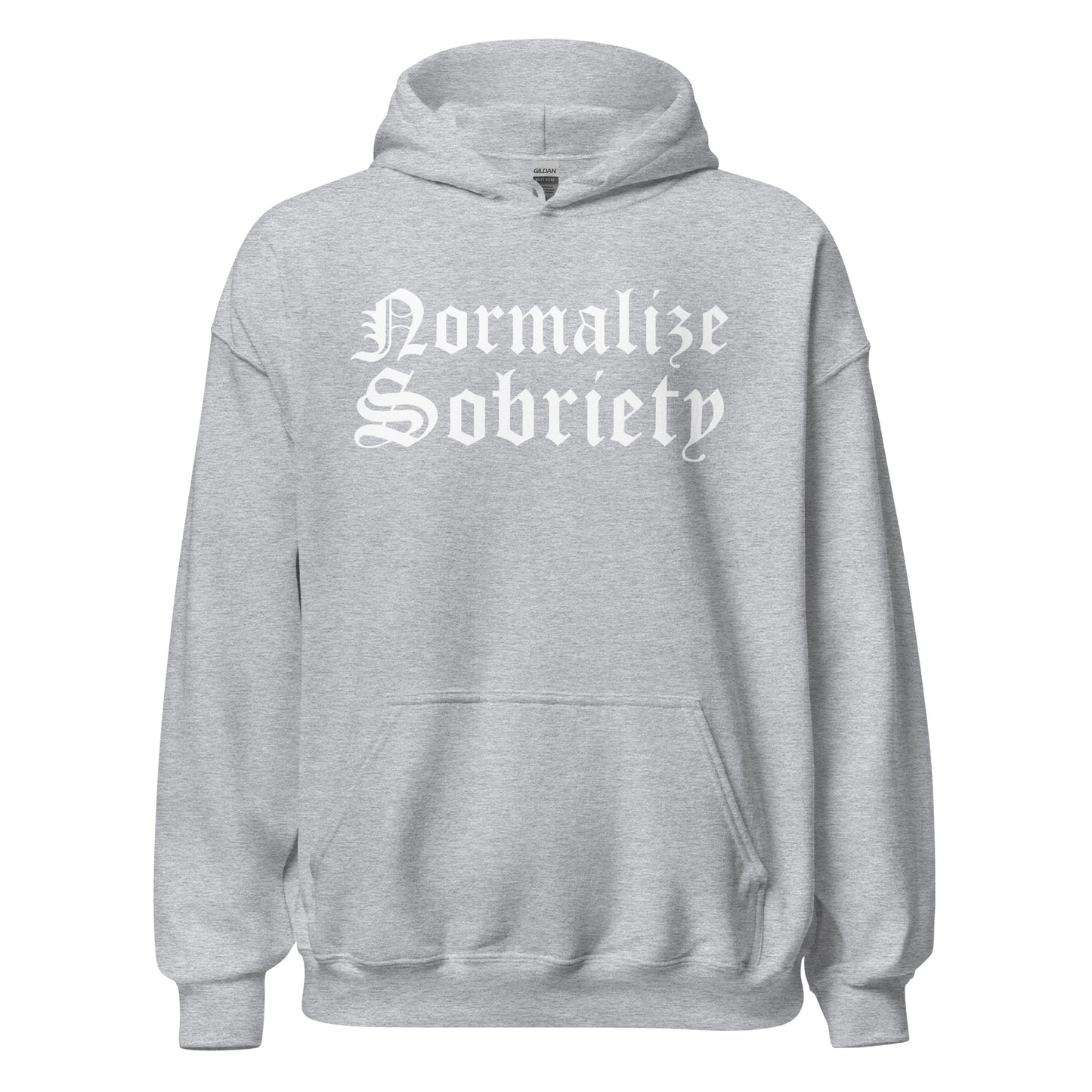 Normalize Sobriety AS Hoodie