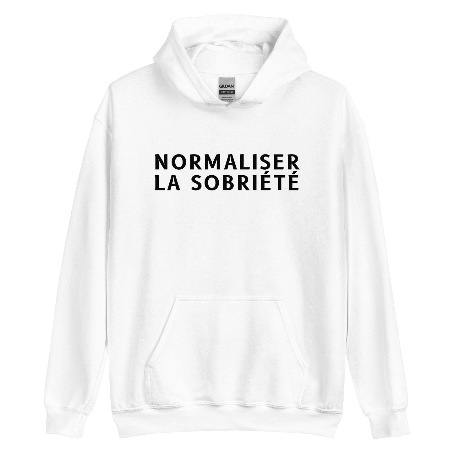 Normaliser la sobriété Hoodie