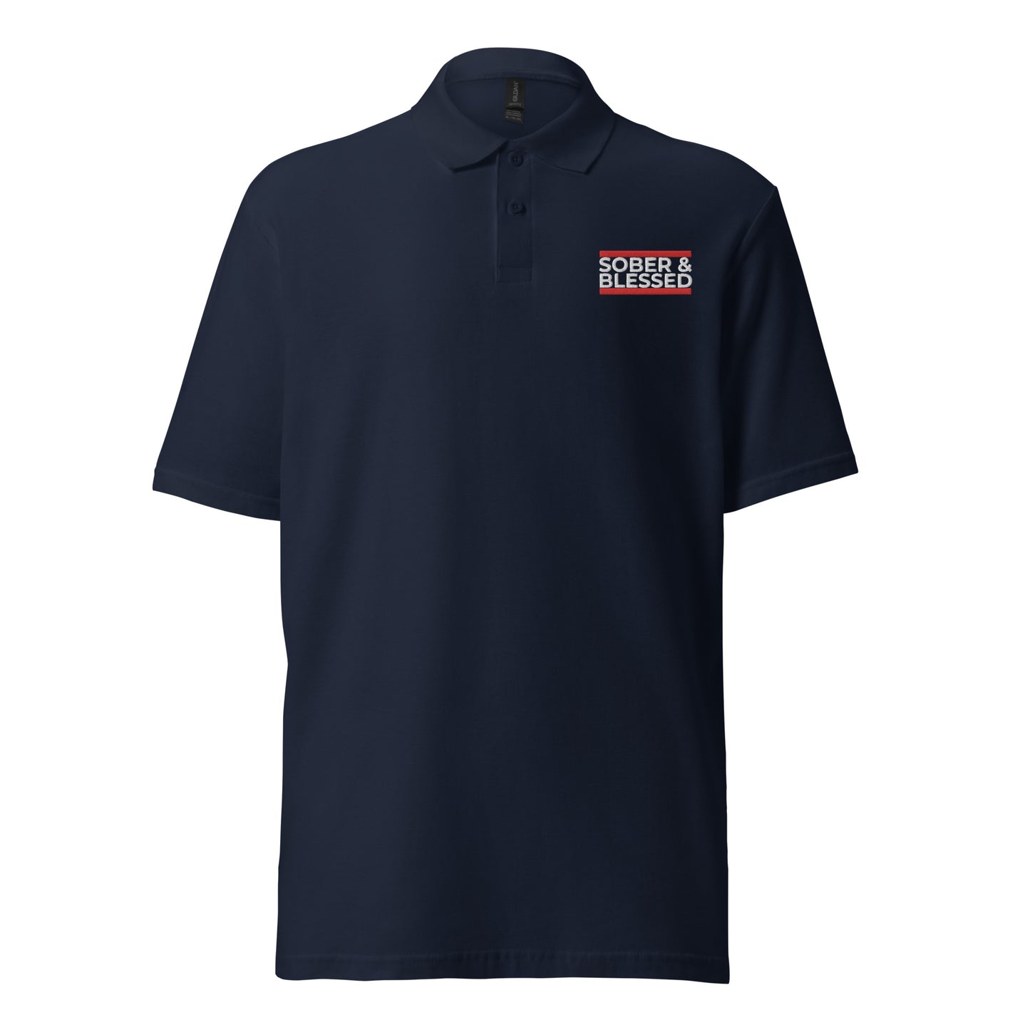 Sober and Blessed Polo Shirt