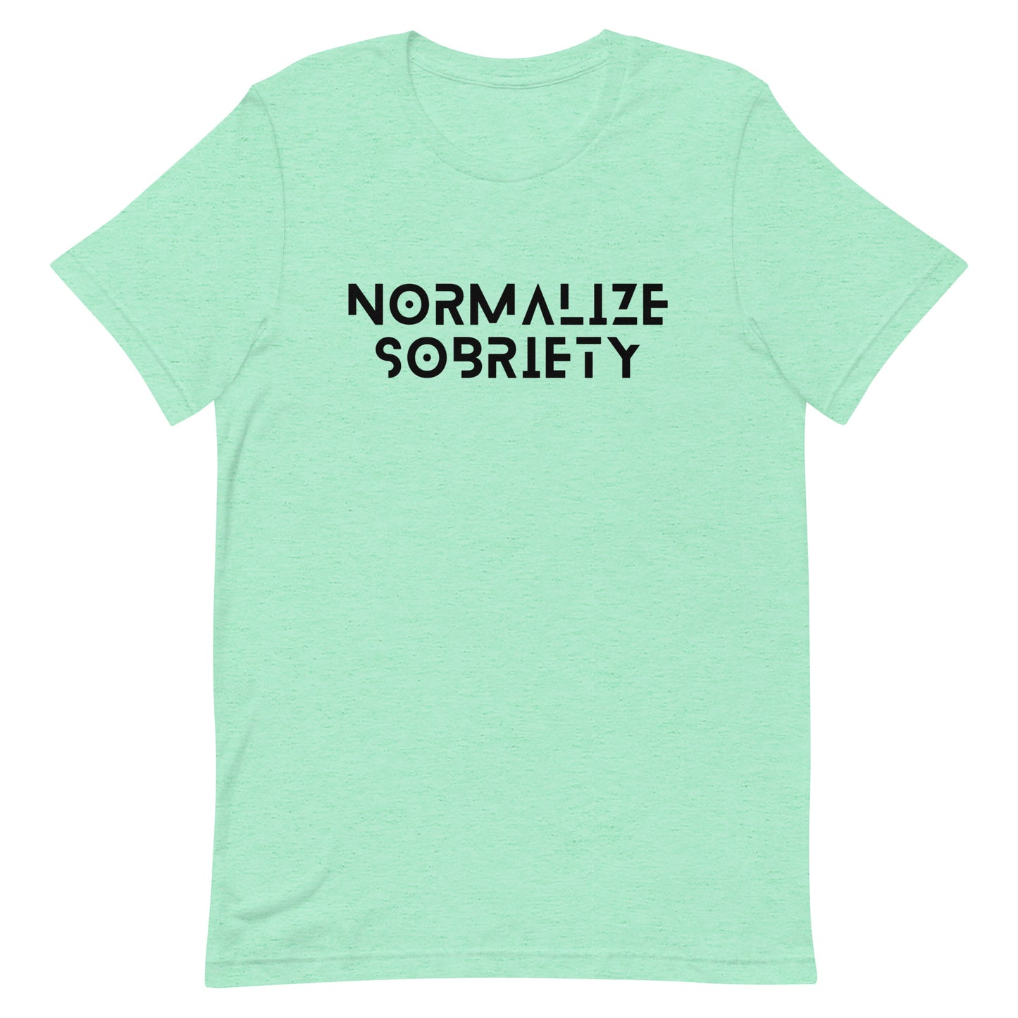 Normalize Sobriety (+Back Print) BLCK Tee