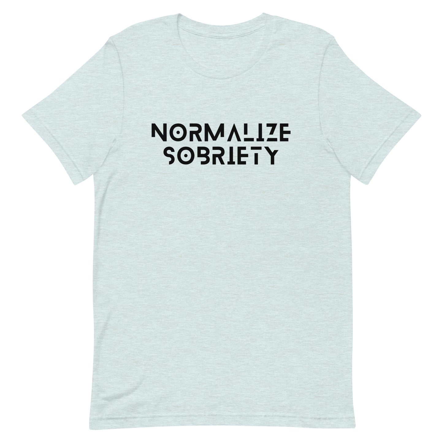 Normalize Sobriety (+Back Print) BLCK Tee