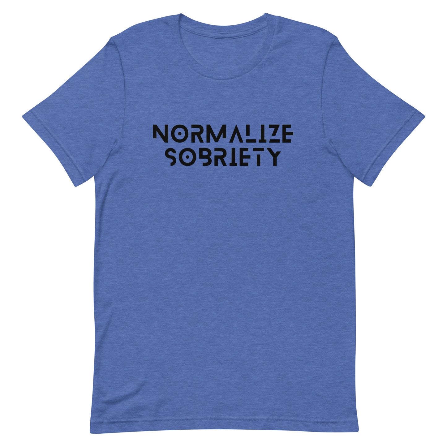 Normalize Sobriety (+Back Print) BLCK Tee