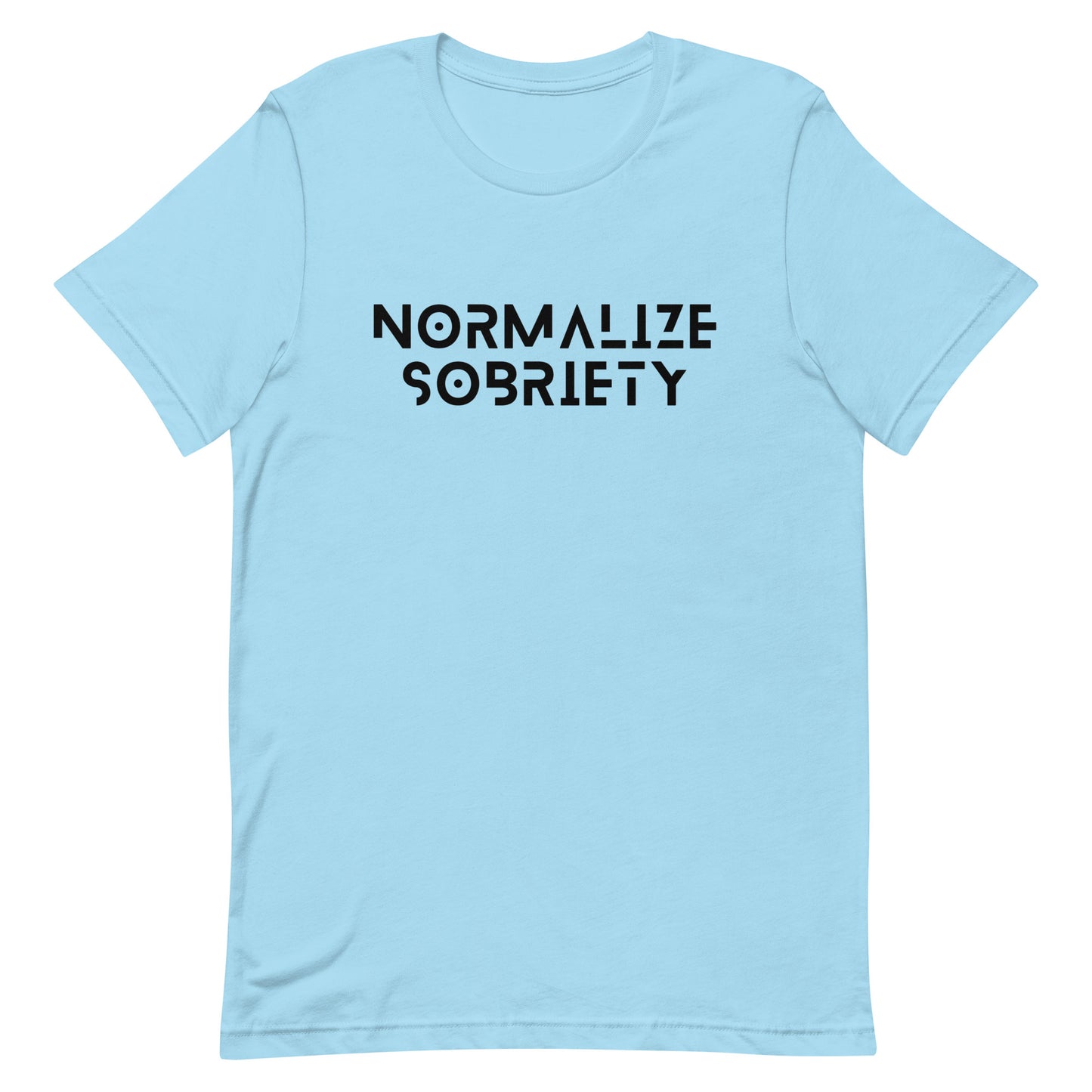 Normalize Sobriety (+Back Print) BLCK Tee