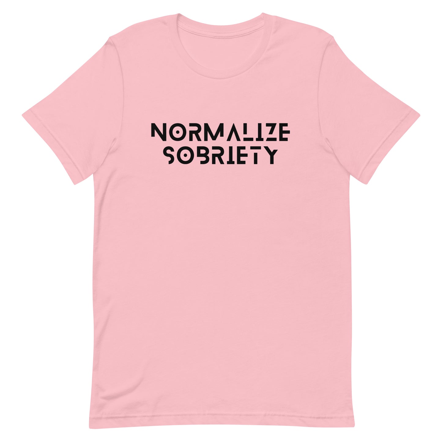 Normalize Sobriety (+Back Print) BLCK Tee