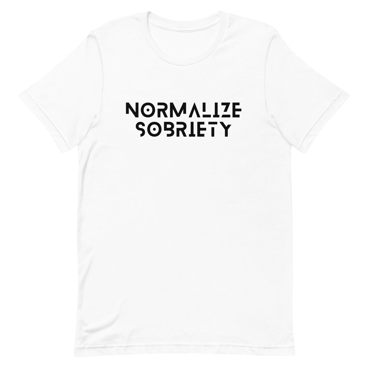 Normalize Sobriety (+Back Print) BLCK Tee