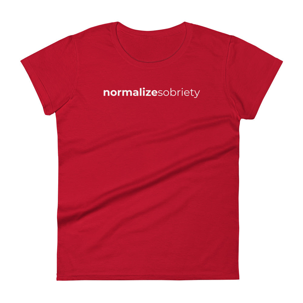 Normalize Sobriety Women's Tee