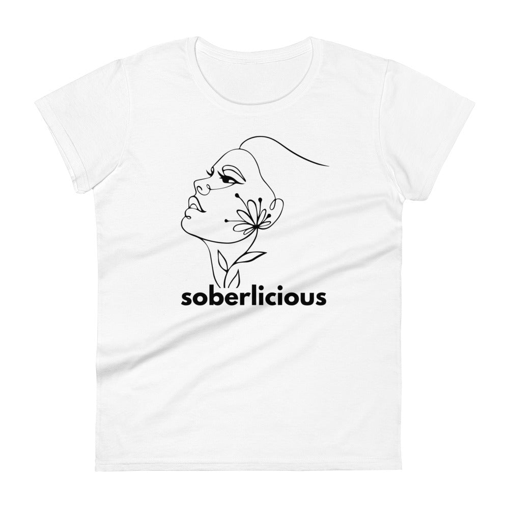 Soberlicious Lines Women's Tee